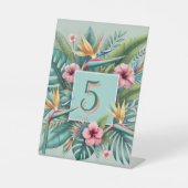 Signe De Table Numéro du tableau Essence tropicale (Recto)