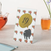 Signe De Table Numéros de table (In SItu)