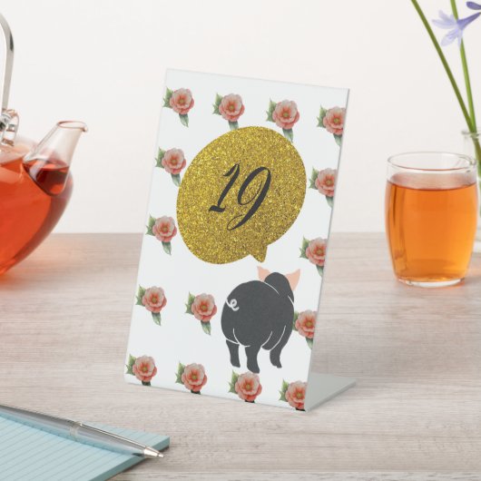 Signe De Table Numéros de table (In SItu)