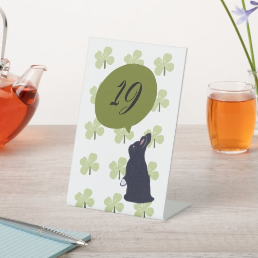 Signe De Table Numéros de table (In SItu)