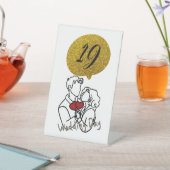 Signe De Table Numéros de table (In SItu)