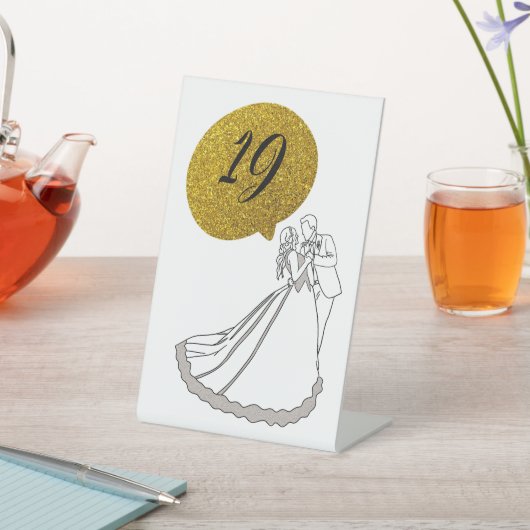 Signe De Table Numéros de table (In SItu)