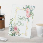 Signe De Table Numéros de table de fête ou de mariage floraux (In SItu)