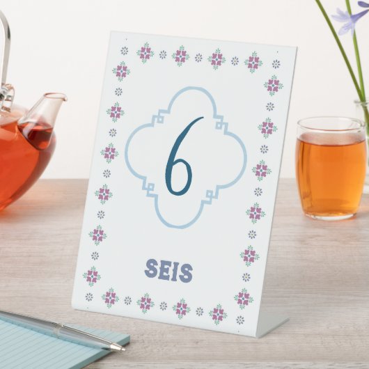 Signe De Table Numéros de table Fiesta (In SItu)