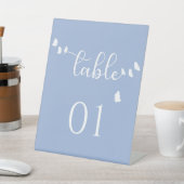 Signe De Table Numéros de tableau minimaux de calligraphie des pa (In SItu)