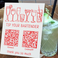 NUMÉROTER POUR PAYER LES CODES QR Cocktails Barman