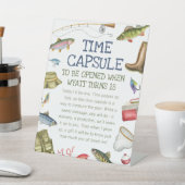 Signe De Table O-Fish-Ally une pêche 1er Anniversaire heure Capsu (In SItu)