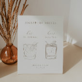 Signe De Table OASIS Wedding Signature Drinks