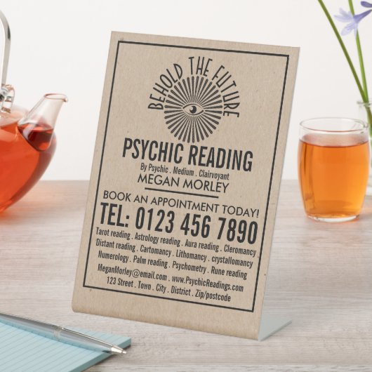 Signe De Table OEil de la Providence, lecture psychique publicité (In SItu)