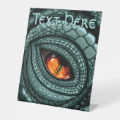 Signe De Table Œil de prédateur reptile primitif (Recto)