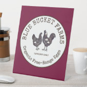 Signe De Table Oeufs frais de ferme (In SItu)