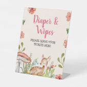 Signe De Table Oh Deer Party Décorations Déchets Raffle (Recto)