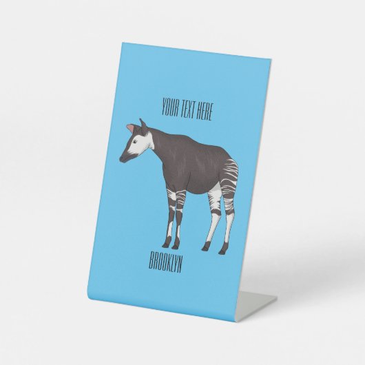 Signe De Table Okapi (Recto)