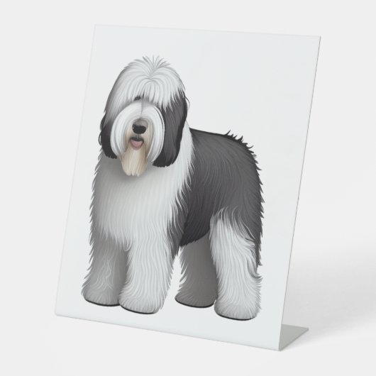Signe De Table Old English Sheepdog 10 (Recto)