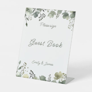 Signe De Table Olive Floral Wedding