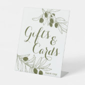 Signe De Table Olive Green Branches Gifts & Cards (Recto)