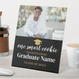 Signe De Table One Smart Cookie - Moderne Graduation 1 Photo