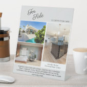 Signe De Table Open House Modèle photo immobilier gris chic (In SItu)