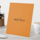 Signe De Table Orange Create Your Own Add Text Custom (In SItu)