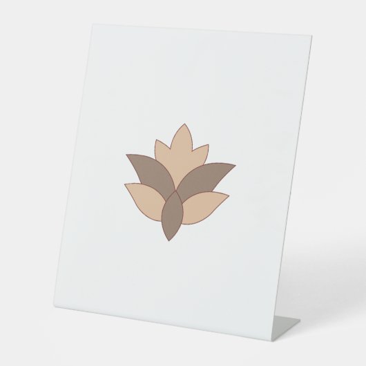 Signe De Table Orange rougeâtre (Recto)