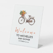 Signe De Table Oranges d'été Baby shower aux agrumes Bienvenue (Recto)