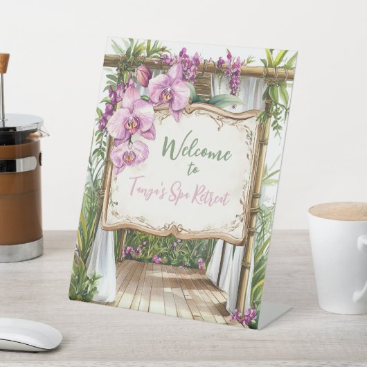 Signe De Table Orchid Spa Resort | Bienvenue (In SItu)