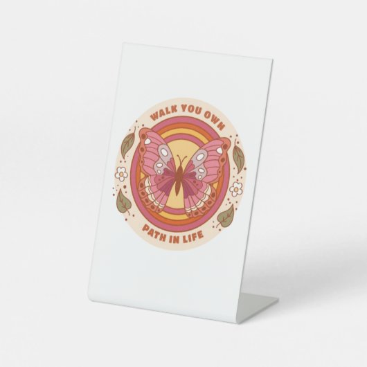 Signe De Table Organisez Votre Propre Voyage (Recto)