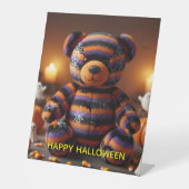 Signe De Table ours halloween (Recto)