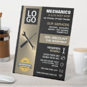 Signe De Table Outils mécaniques, Auto-mécanique/réparations Publ (In SItu)