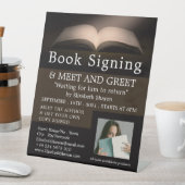 Signe De Table Ouvert, Écrivains Livre Signer Publicité (In SItu)
