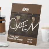 Signe De Table Ouvert pour les entreprises (In SItu)