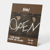 Signe De Table Ouvert pour les entreprises (Recto)