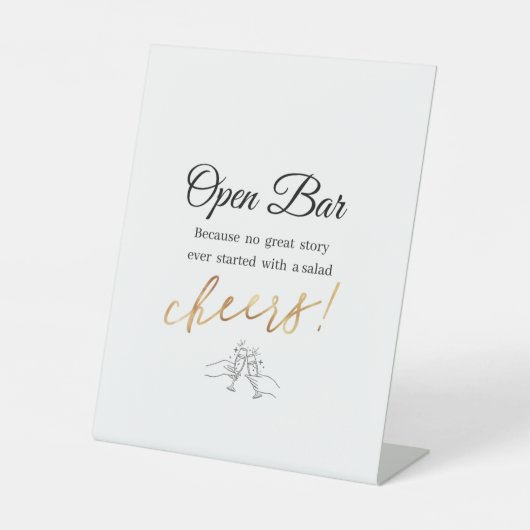 Signe De Table Ouvrir la barre (Recto)