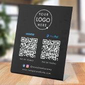 Signe De Table Paiement de code QR | Venmo Paypal Scan pour payer