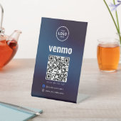 Signe De Table Paiement du code QR Venmo | Analyser pour payer le (In SItu)