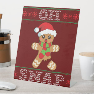Signe De Table Pain d'épices homme maillot cadeau Oh Snap Noël la