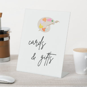 Signe De Table Paint Anniversaire Cartes et Cadeaux Signal