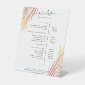 Signe De Table Palm Leafy Salon Tarifs (Recto)