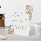 Signe De Table Pampas Grass Boho Baby shower Faveurs (In SItu)