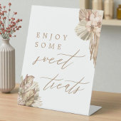 Signe De Table Pampas Grass Boho Baby shower Faveurs