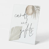 Signe De Table Pampas Grass Cards Cadeaux Script Mariage (Recto)