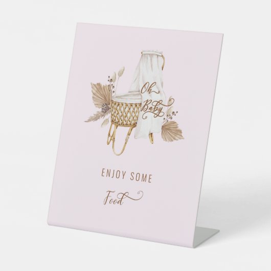 Signe De Table Pampas rose Grass Oh Baby Food II (Recto)