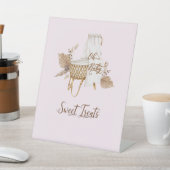 Signe De Table Pampas rose Grass Sweet Traitements Signé II (In SItu)