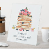 Signe De Table Pancakes et Pacificateurs Baby shower Brunch Bienv (In SItu)