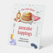 Signe De Table Pancakes et pyjamas Petite fête (Recto)