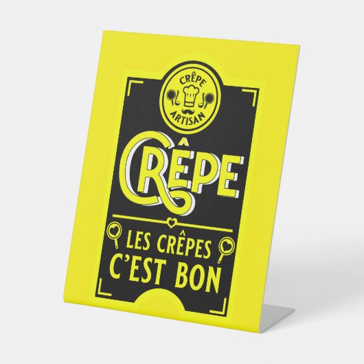 Signe De Table Pancakes français (Recto)
