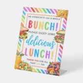 Signe De Table Pancarte d'appréciation de déjeuner, enseignant de (Recto)