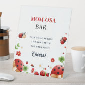 Signe De Table Pancarte de faveur de Baby shower Dame punaise Béb (In SItu)