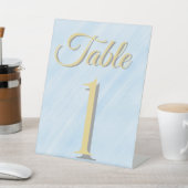 Signe De Table Pancarte de numéro de table de mariage (In SItu)