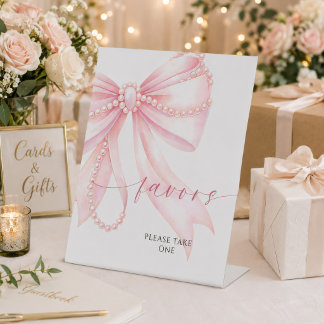 Signe De Table Pancarte de piédestal de cadeaux de mariage à ruba